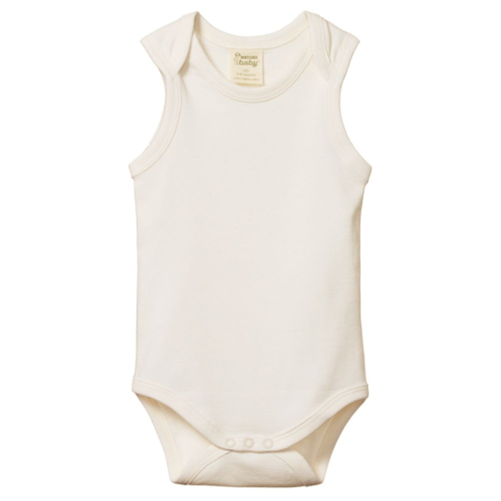 Nature Baby Cotton Singlet Bodysuit