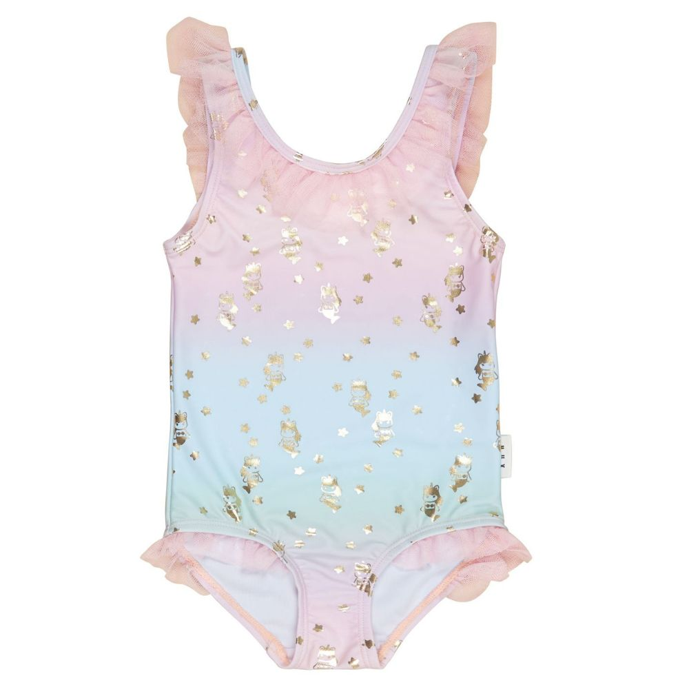 Huxbaby Star Mermaid Flounce Swimsuit