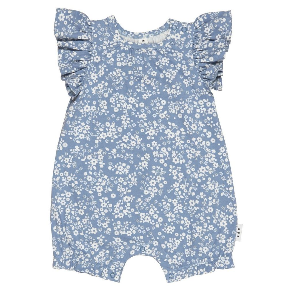 Huxbaby Floral Lake Bubble Onesie