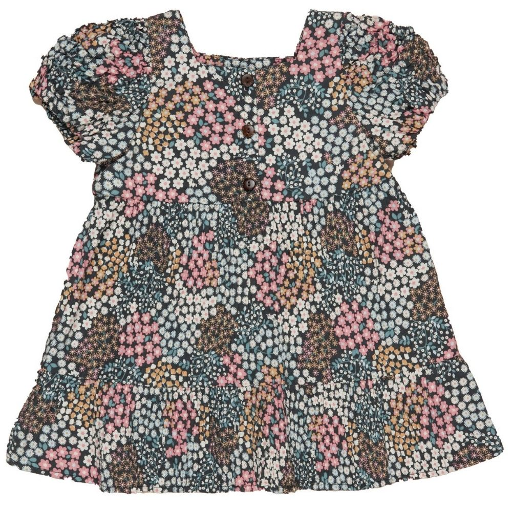 Huxbaby Garden Floral Puff Sleeve Dress