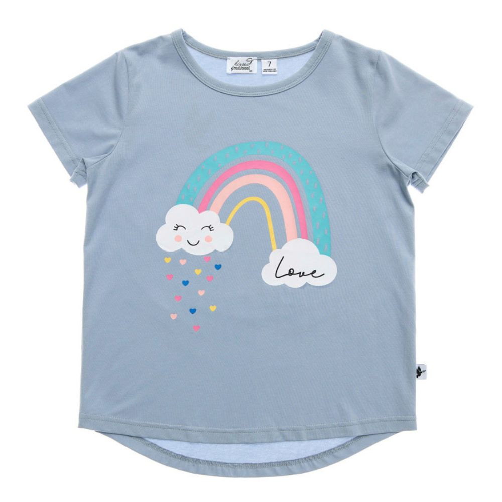Kissed by Radicool Rainbow Love Tee