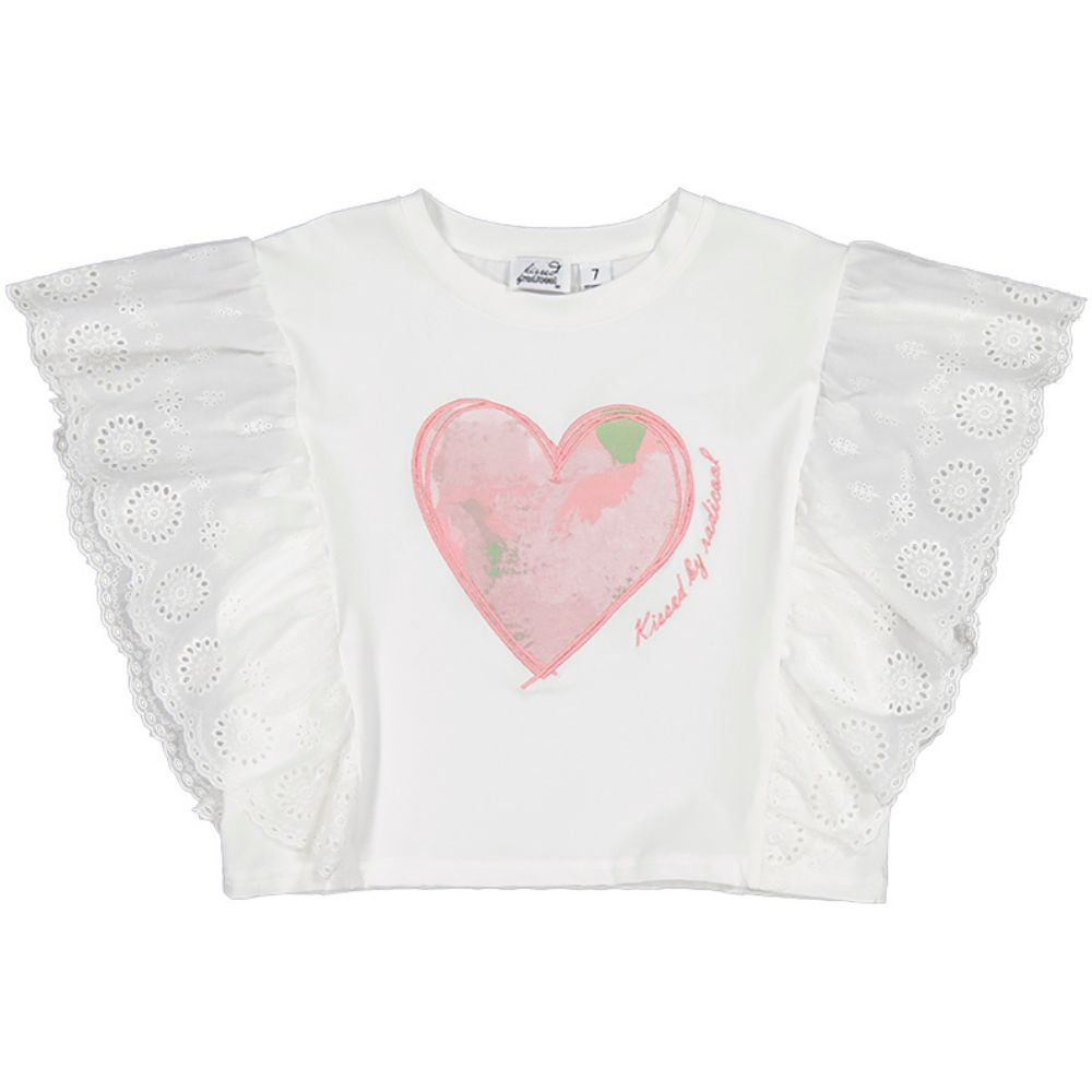 Kissed by Radicool Heart Lace Top