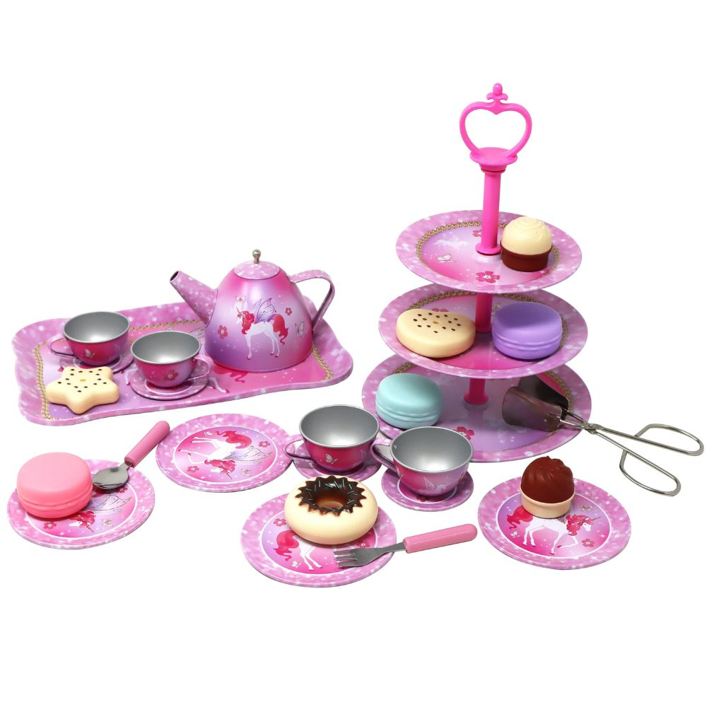 Pink Poppy Unicorn Princess High Tea Set