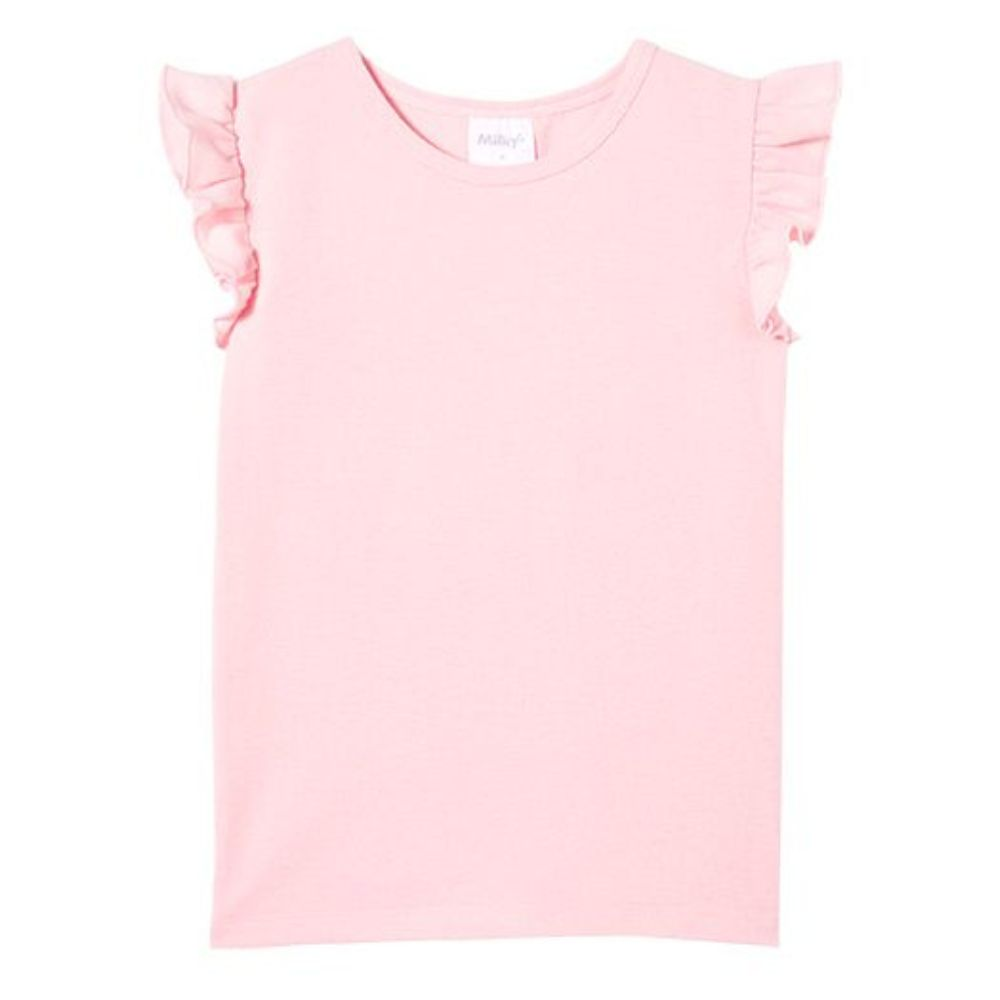 Milky Blossom Frill Tee