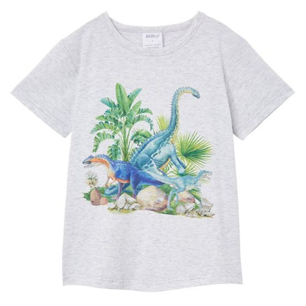 Milky Dinosaur Jungle Tee