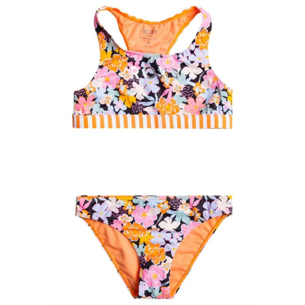 Roxy Above the Limits Crop Top Swim Set