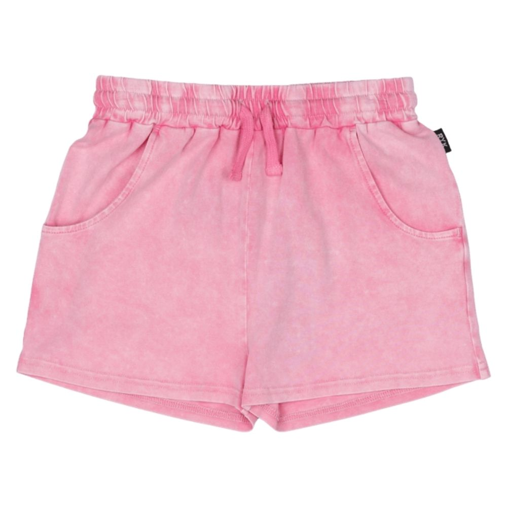 Rock Your Kid Pink Grunge Shorts