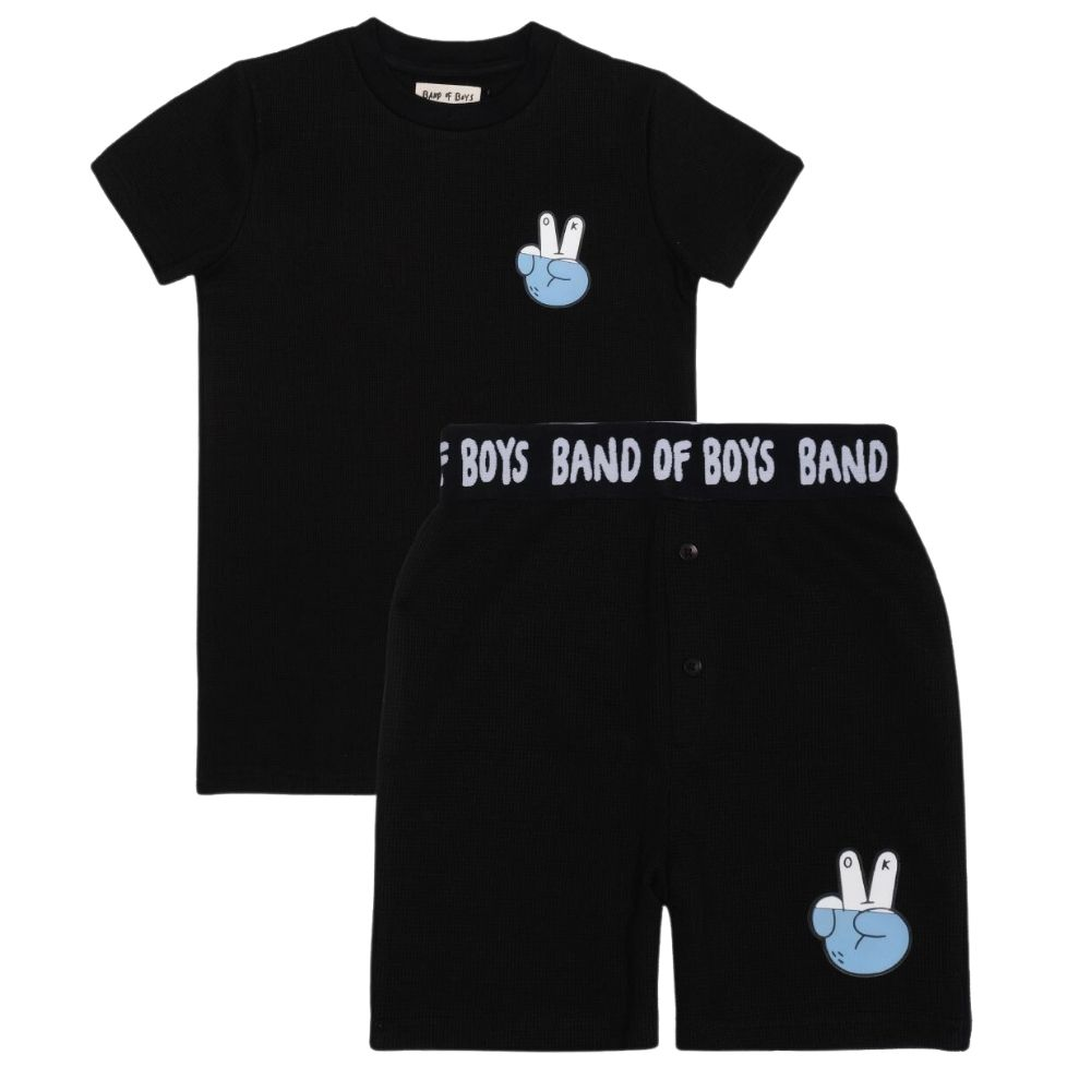 Band of Boys Peace Out Waffle Pyjamas