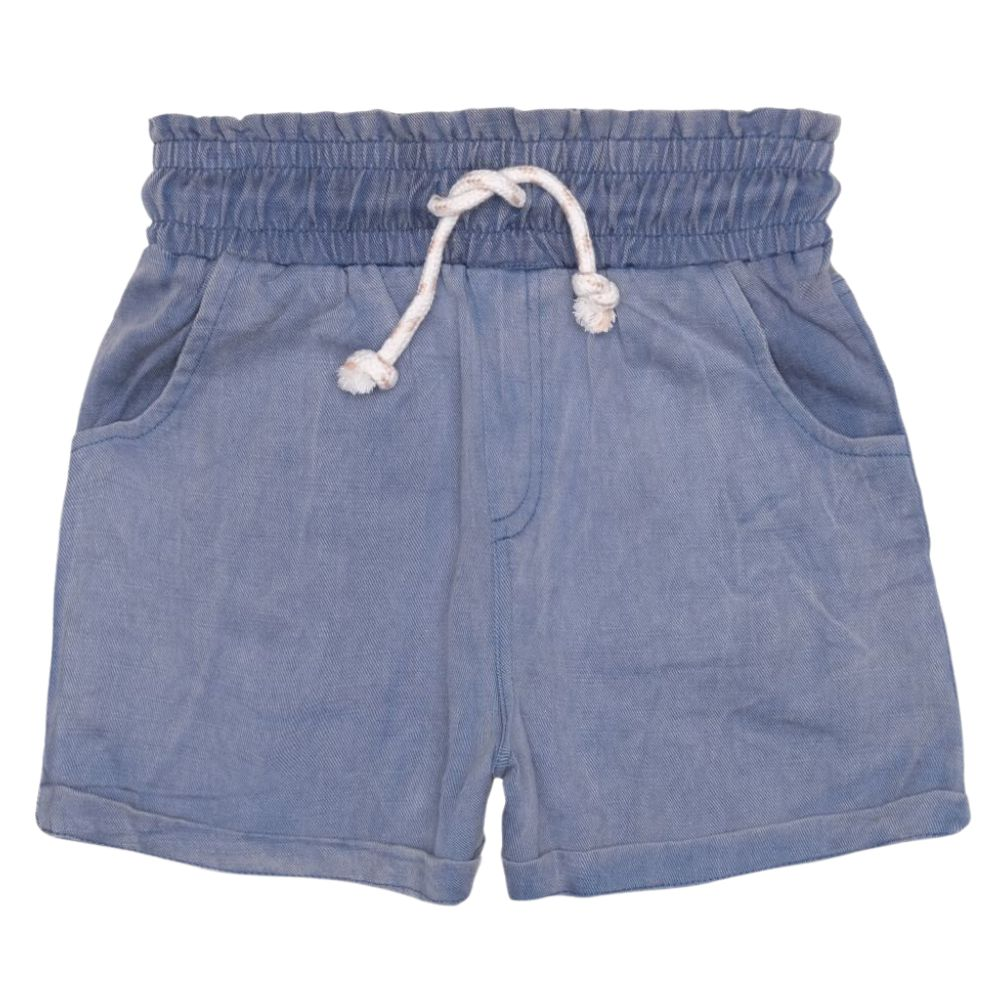 The Girl Club Chambray Denim Shorts