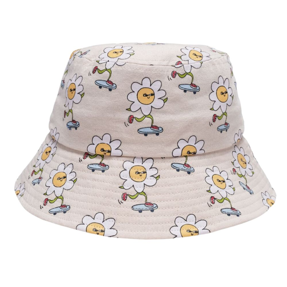 The Girl Club Daisy Skater on Repeat Bucket Hat