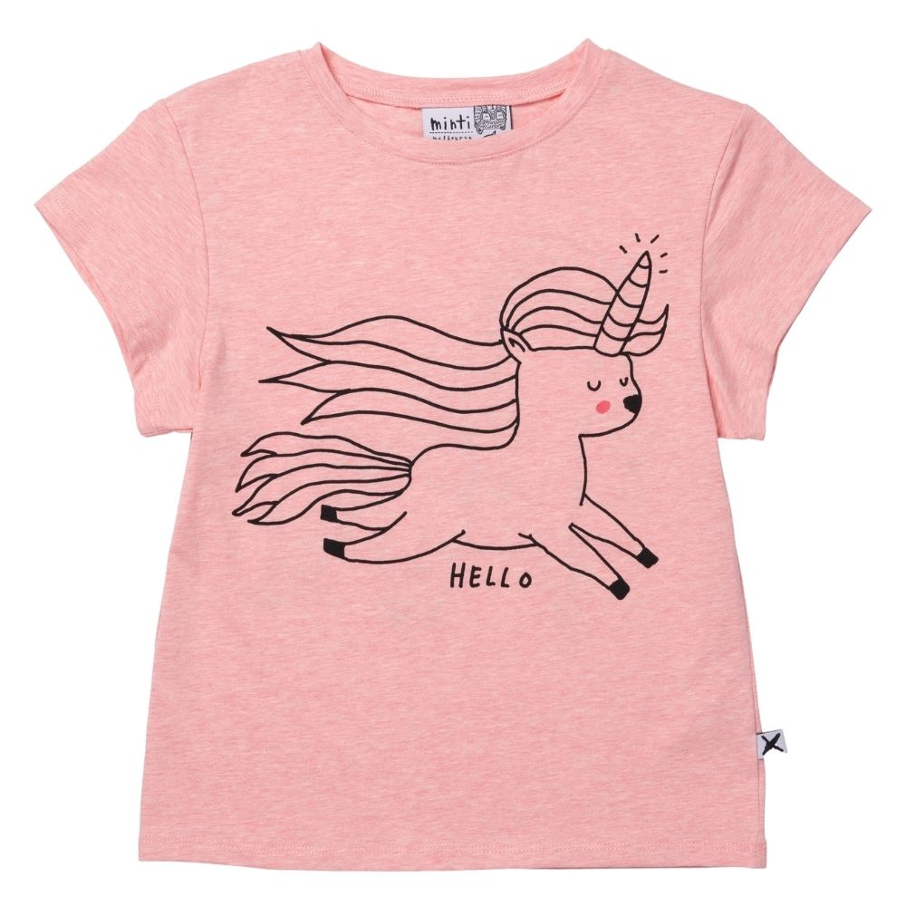 Minti Hello Bye Unicorn Tee