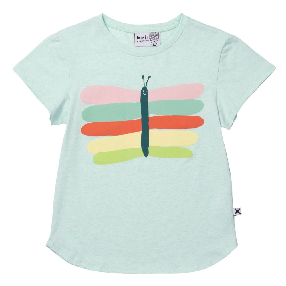 Minti Pastel Butterfly Tee