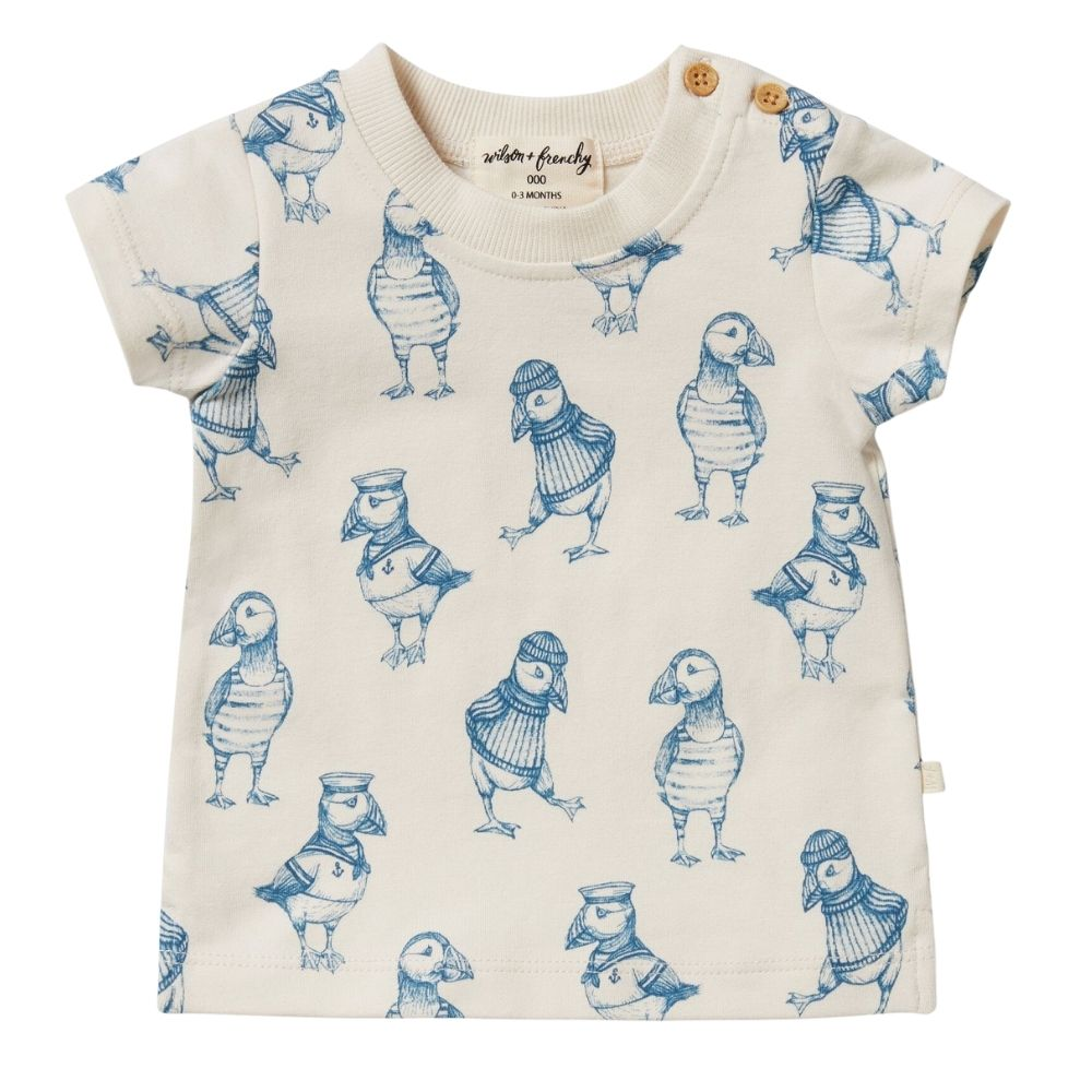 Wilson + Frenchy Organic Puffin Tee