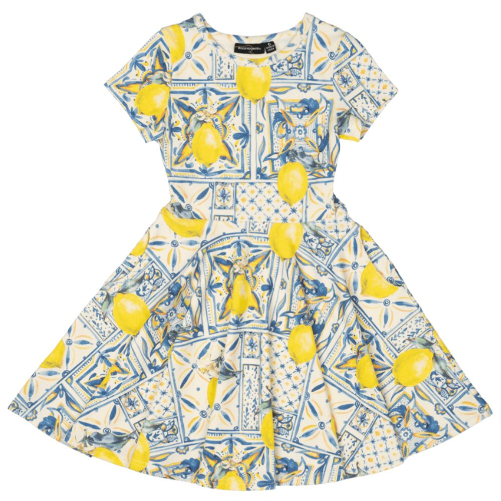 Rock Your Kid Majolica Waisted Dress