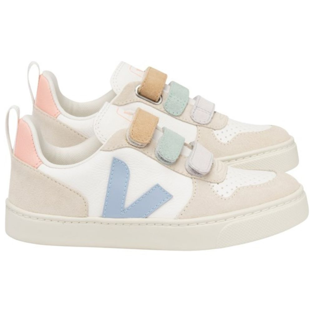 Veja Kids V-10 Leather Velcro Sneaker