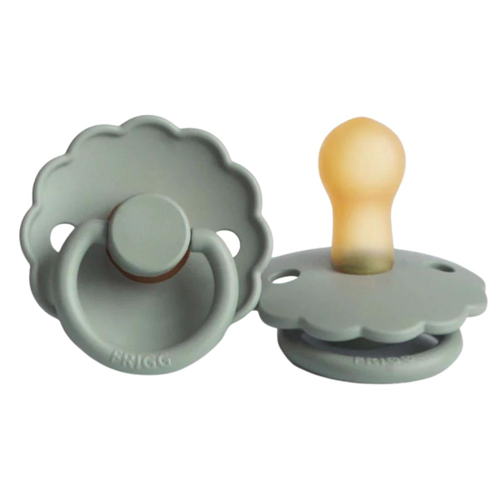 Frigg Daisy Latex Pacifiers - 2pk