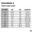 Converse Youth Size Guide