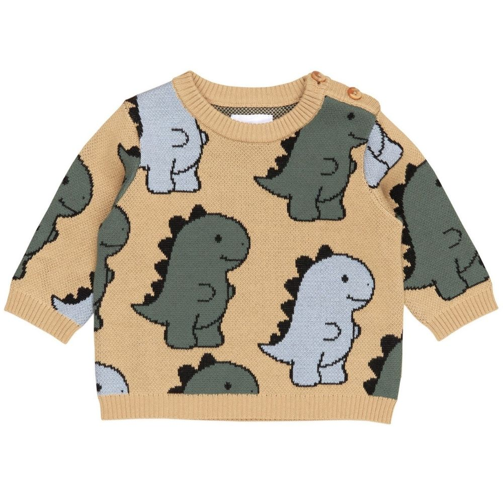 Huxbaby T-Rex Knit Jumper