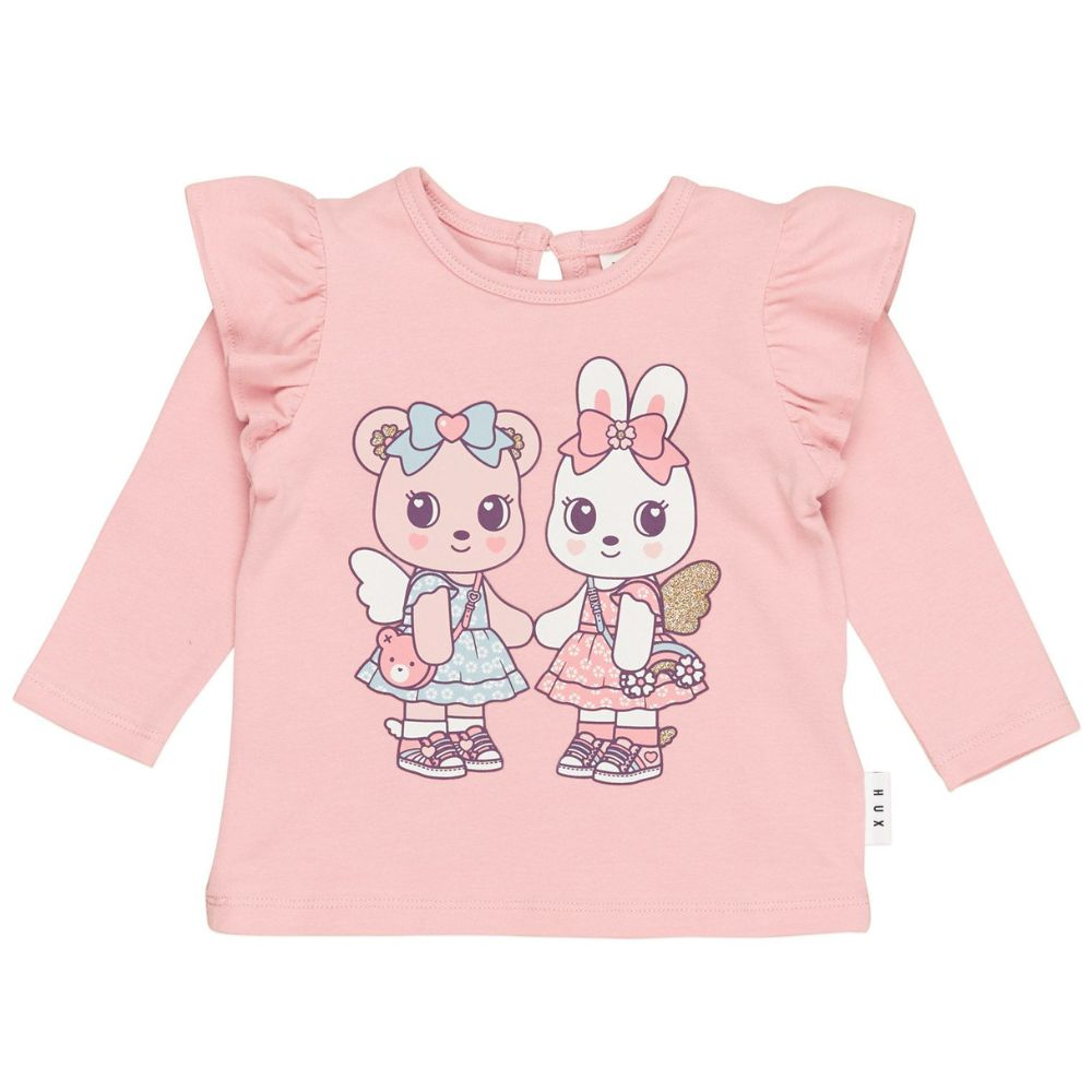 Huxbaby Fairy Friends Frill Top