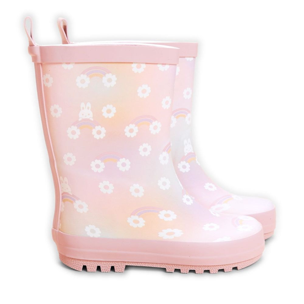 Huxbaby Rainbow Bunny Rainboots