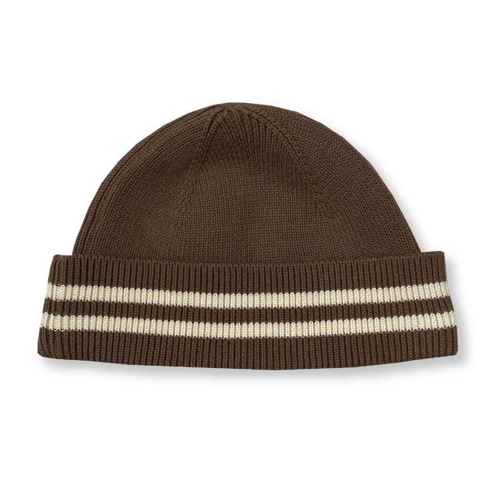 Grown Striped Knitted Beanie