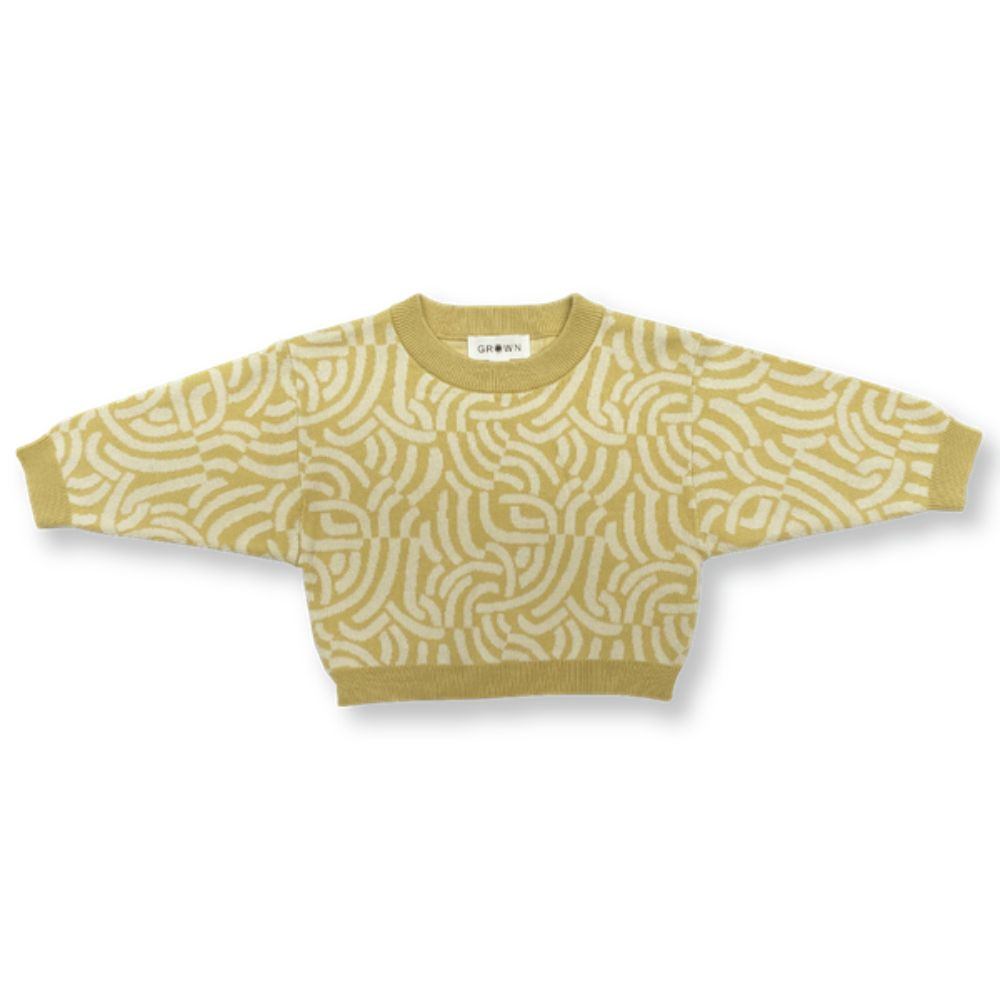 Grown Organic Jacquard Pullover