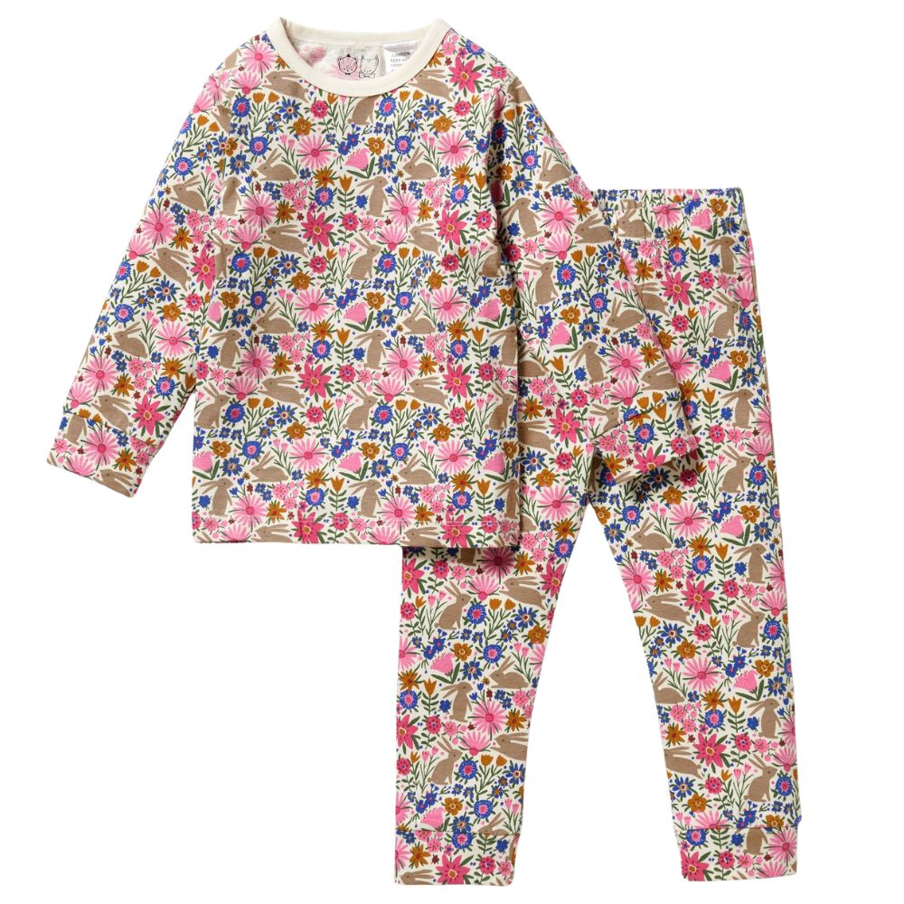 Wilson + Frenchy Organic Bunny Hop Pyjamas