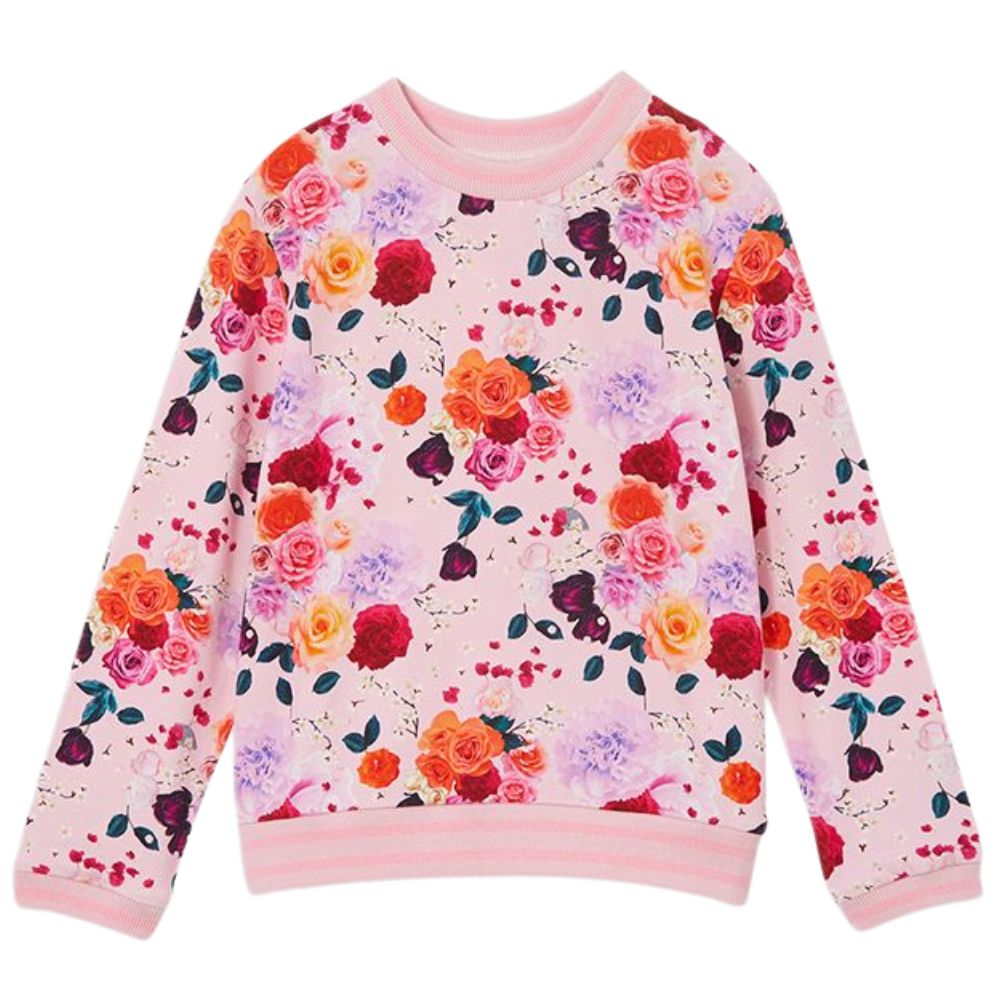 Milky Rose Garden Sweatshirt