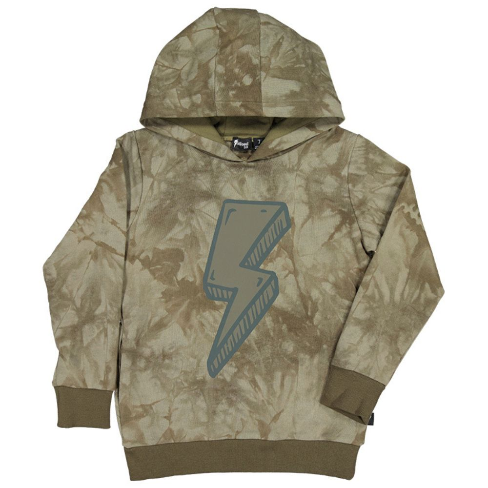 Radicool Dude Comic Bolt Tie-Dye Hoodie