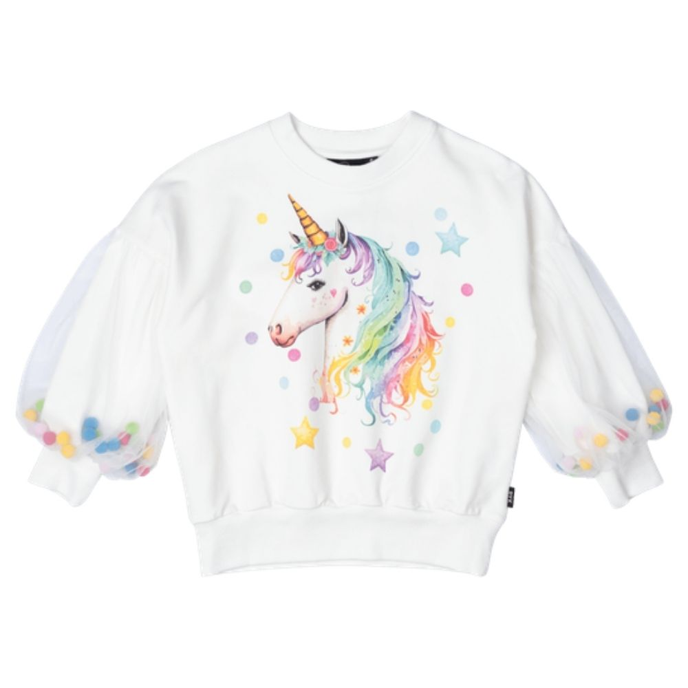 Rock Your Kid Unicorn Tulle Sweatshirt