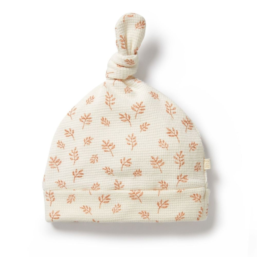 Wilson + Frenchy Winter Bloom Waffle Knot Hat
