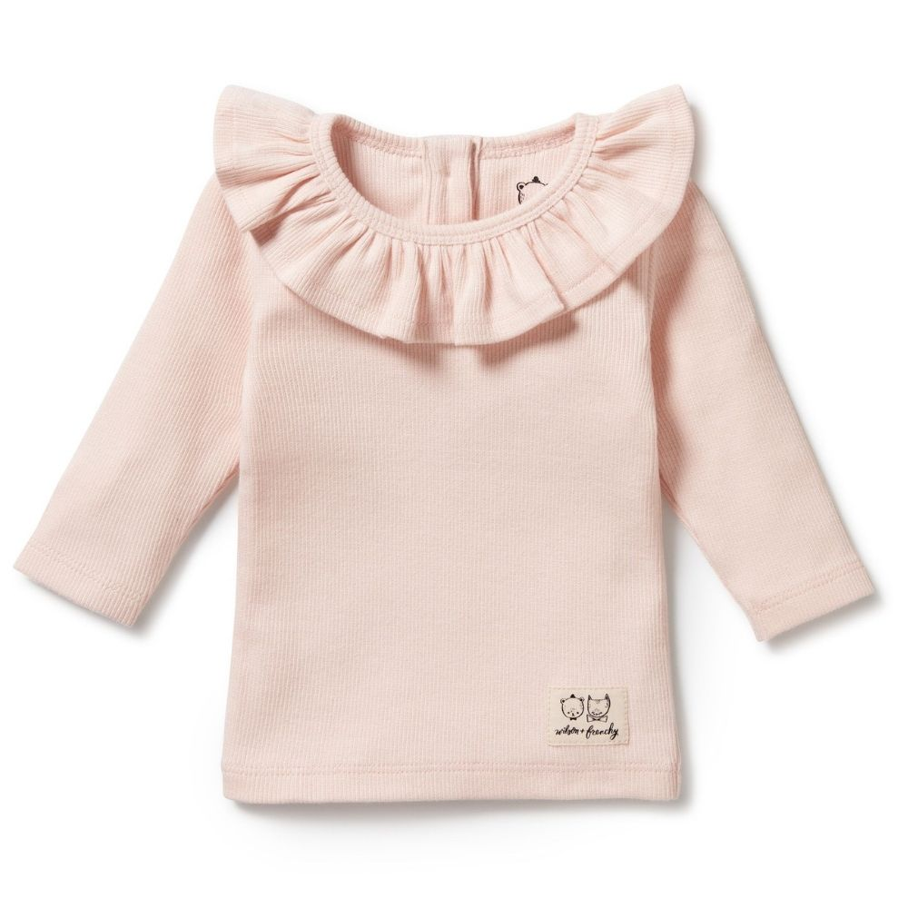 Wilson + Frenchy Organic Ruffle Top