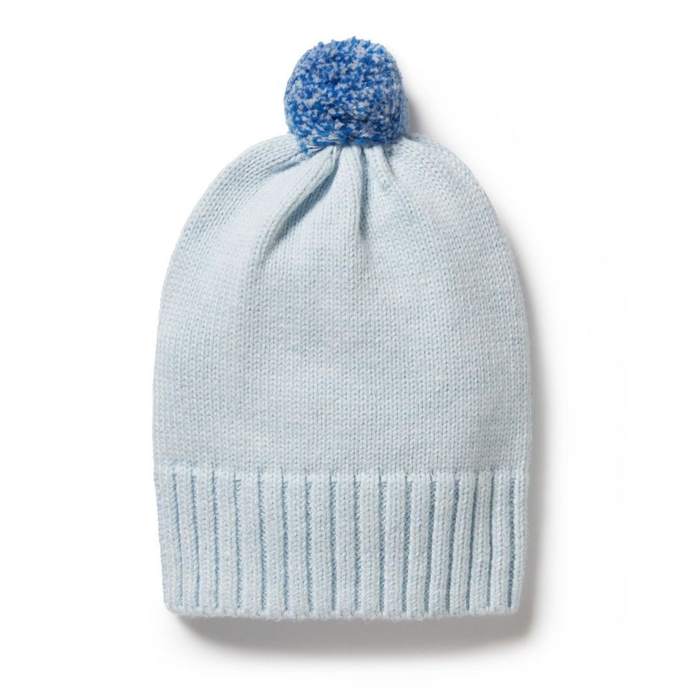 Wilson + Frenchy Bluebell Fleck Knitted Hat