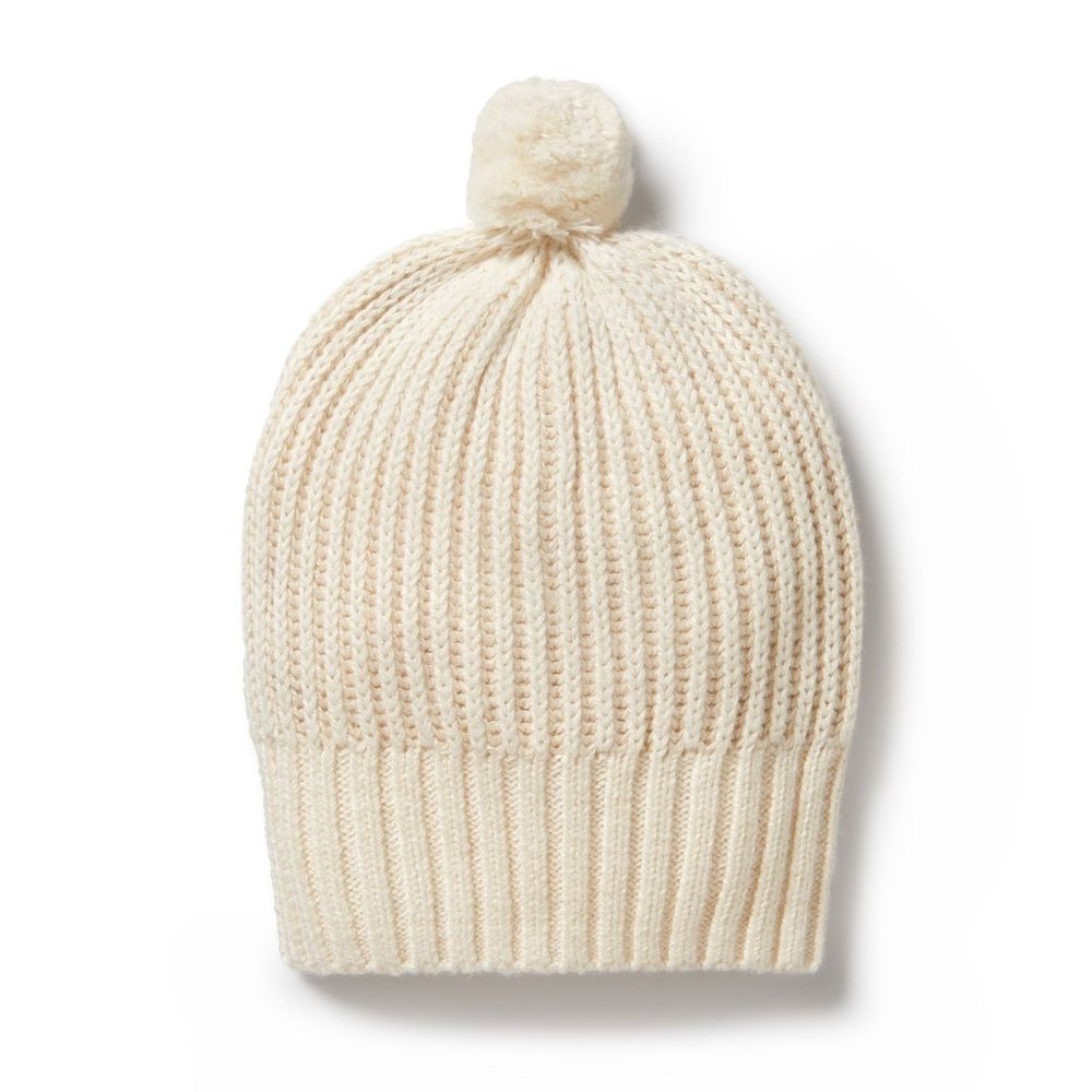 Wilson + Frenchy Knitted Ribbed Beanie