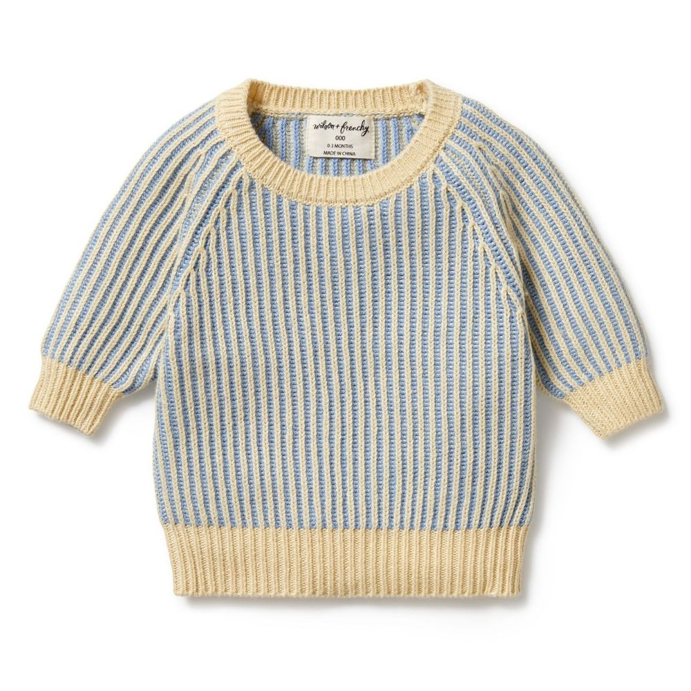 Wilson + Frenchy Knitted Ribbed Jumper