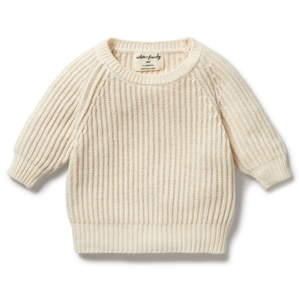 Wilson + Frenchy Knitted Ribbed Jumper