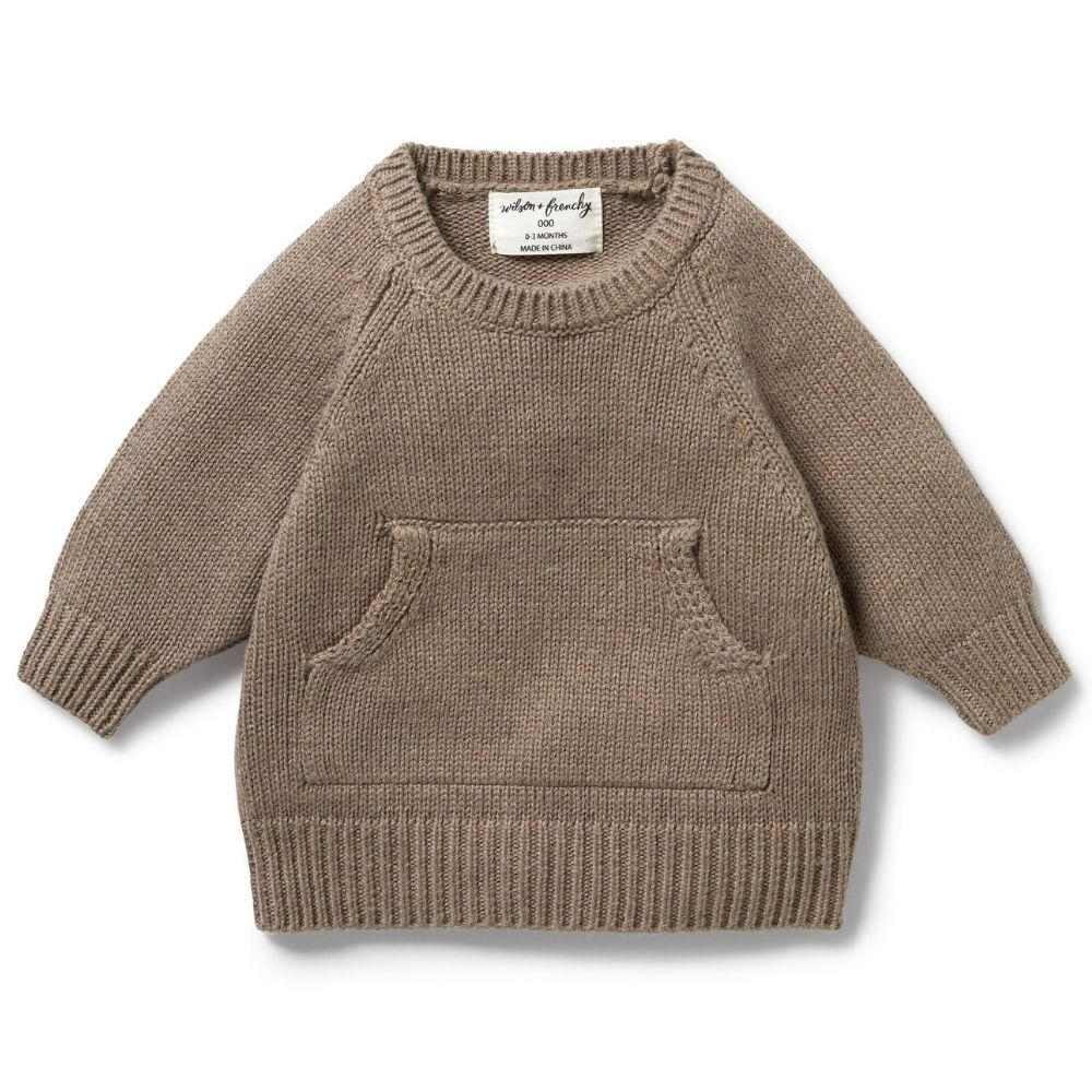 Wilson + Frenchy Knitted Pocket Jumper
