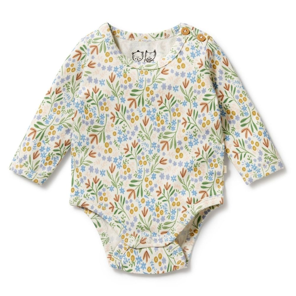 Wilson + Frenchy Tinker Floral Organic Bodysuit