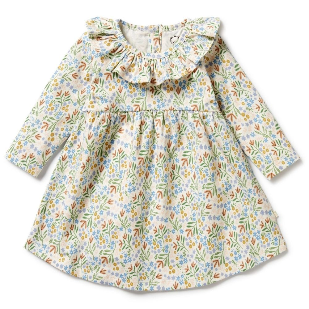 Wilson + Frenchy Tinker Floral Organic Ruffle Dress