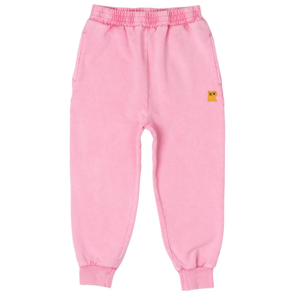 Rock Your Kid Pink Washed Trackpants 