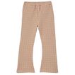 Pant Flare Check Milky