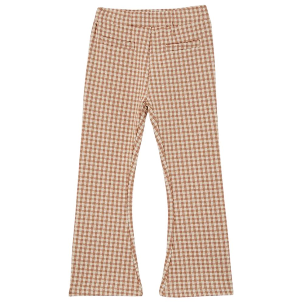 Milky Check Flare Pant