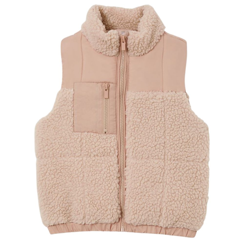 Milky Two Tone Puffer Vest