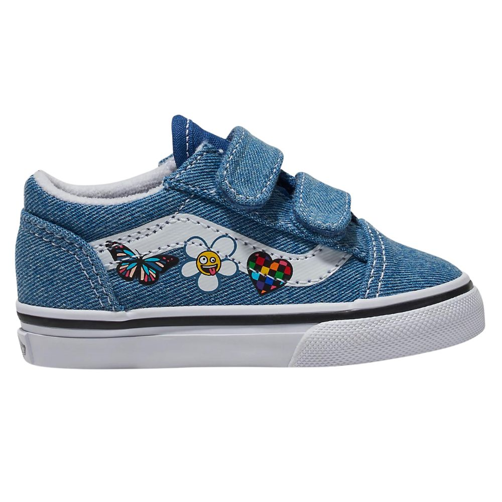 Vans Old Skool V Denim Shoe - Toddler