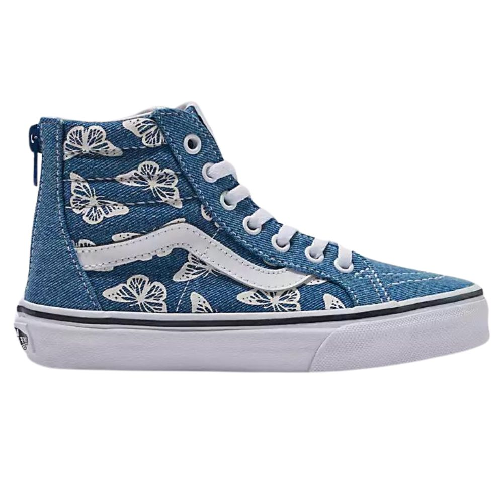 Vans Sk8 Hi Zip Denim Shoes 