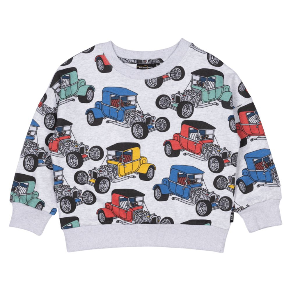 Rock Your Kid Hot Rod Sweatshirt