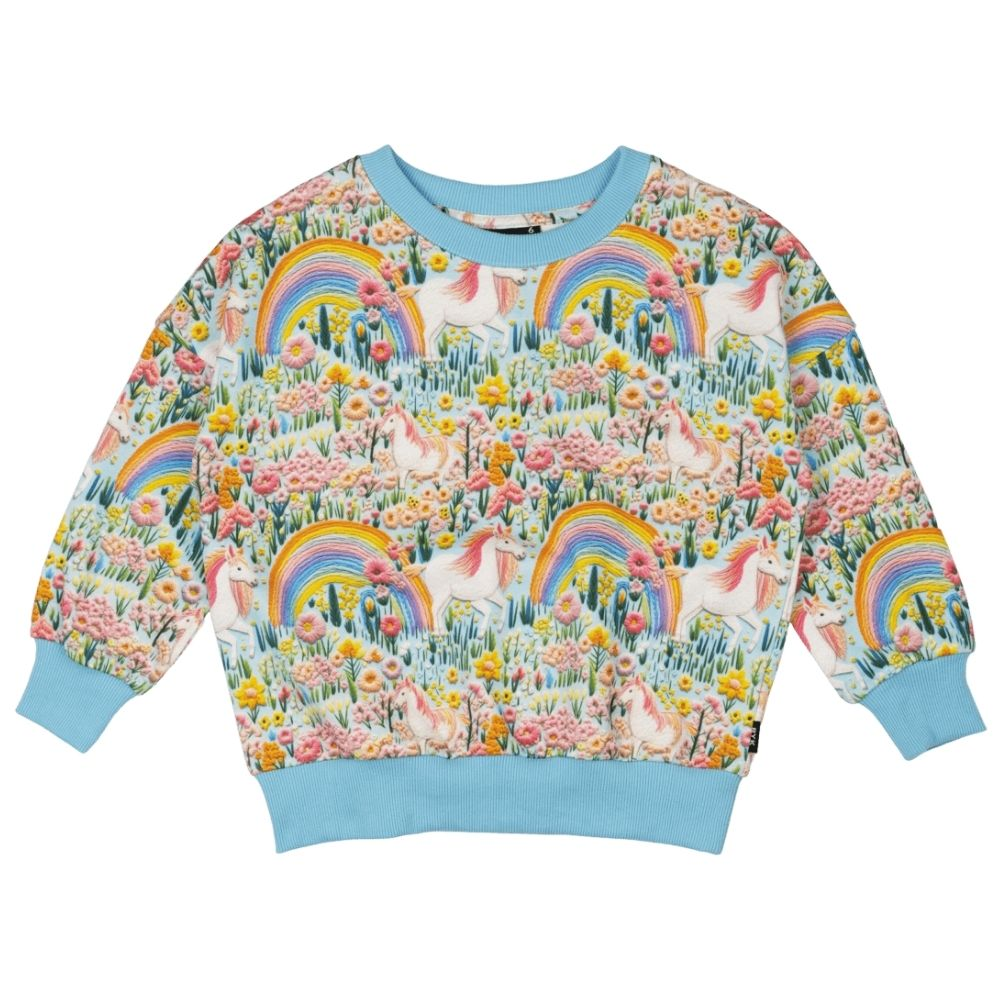 Rock Your Kid Embroidered Unicorns Sweatshirt