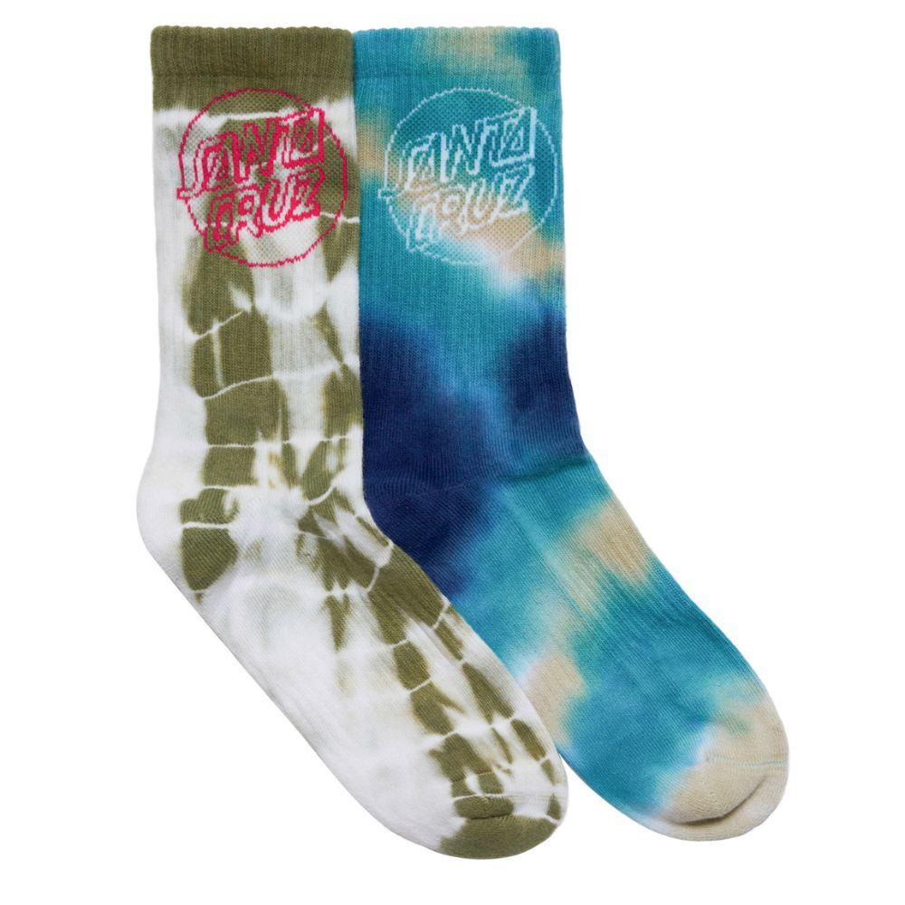 Santa Cruz Opus Dot Crew Socks - 2pk