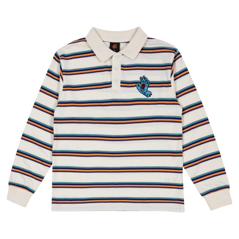 Santa Cruz Horizon Long Sleeve Polo Tee