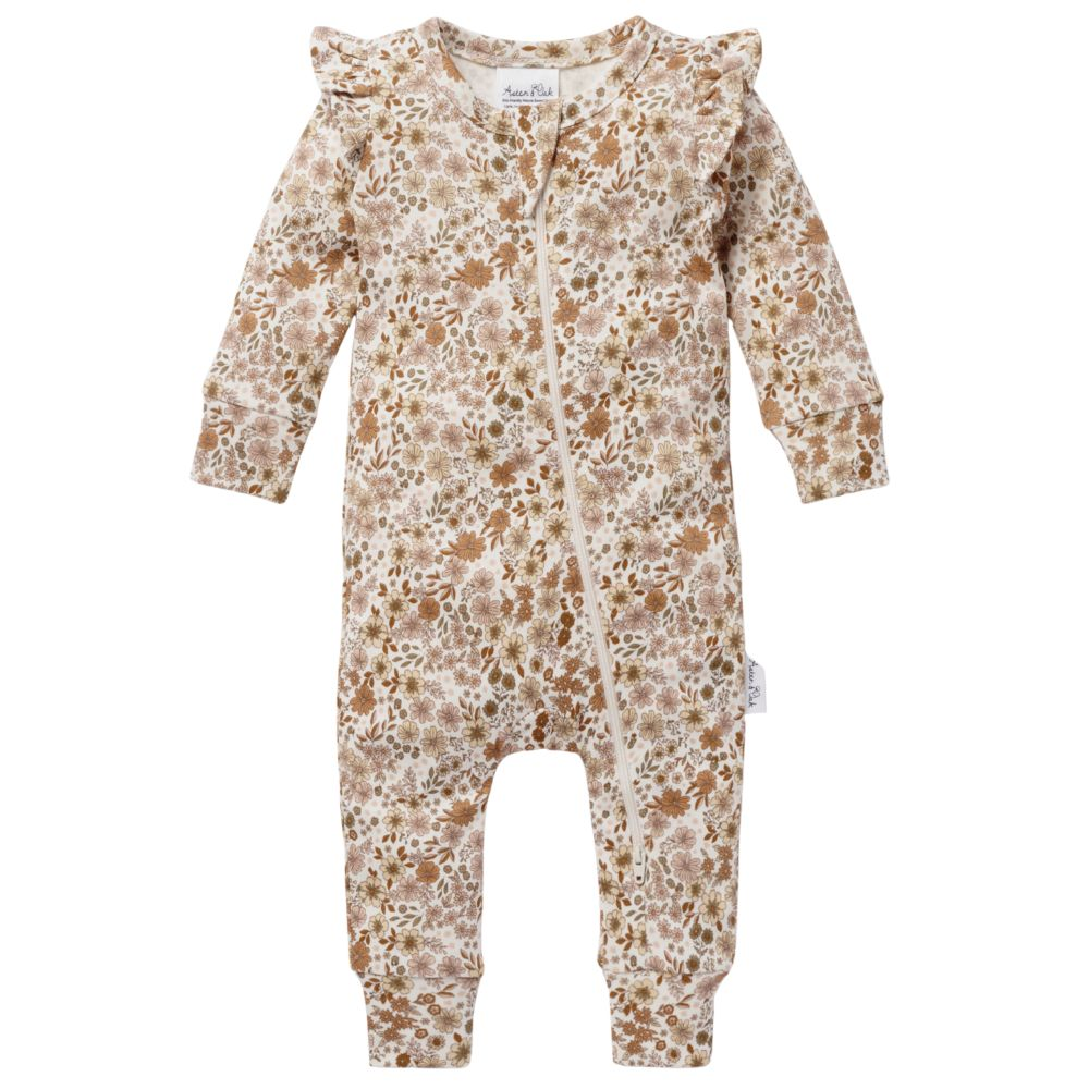 Aster + Oak Bailey Floral Zip Romper